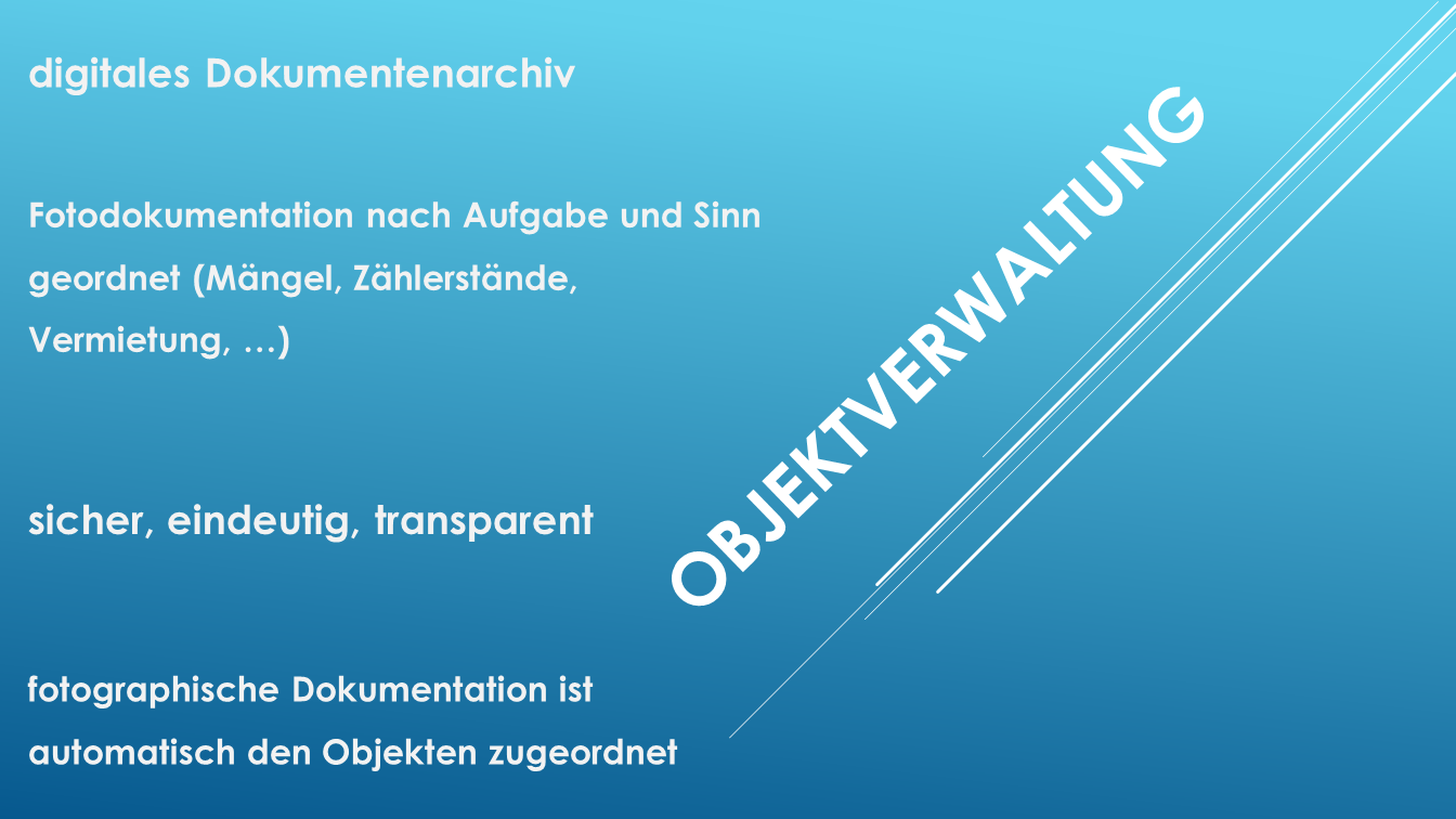 image of advantages of smart-INFO, digitales Dokumentenarchiv, sicher, eindeutig, transparent, fotografische Dokumentation